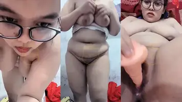 BBW Ika Montok Colok Memek Pakai Dildo Jumbo
